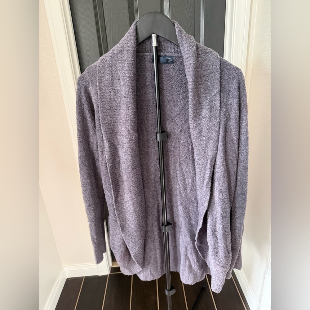 Barefoot Dreams CozyChic Lite Cardigan - Gray
